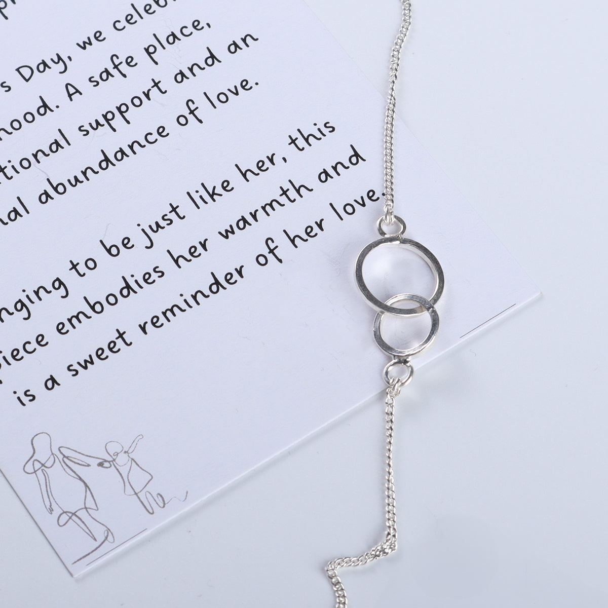 Mother & Me (Circle Flat) Bracelet