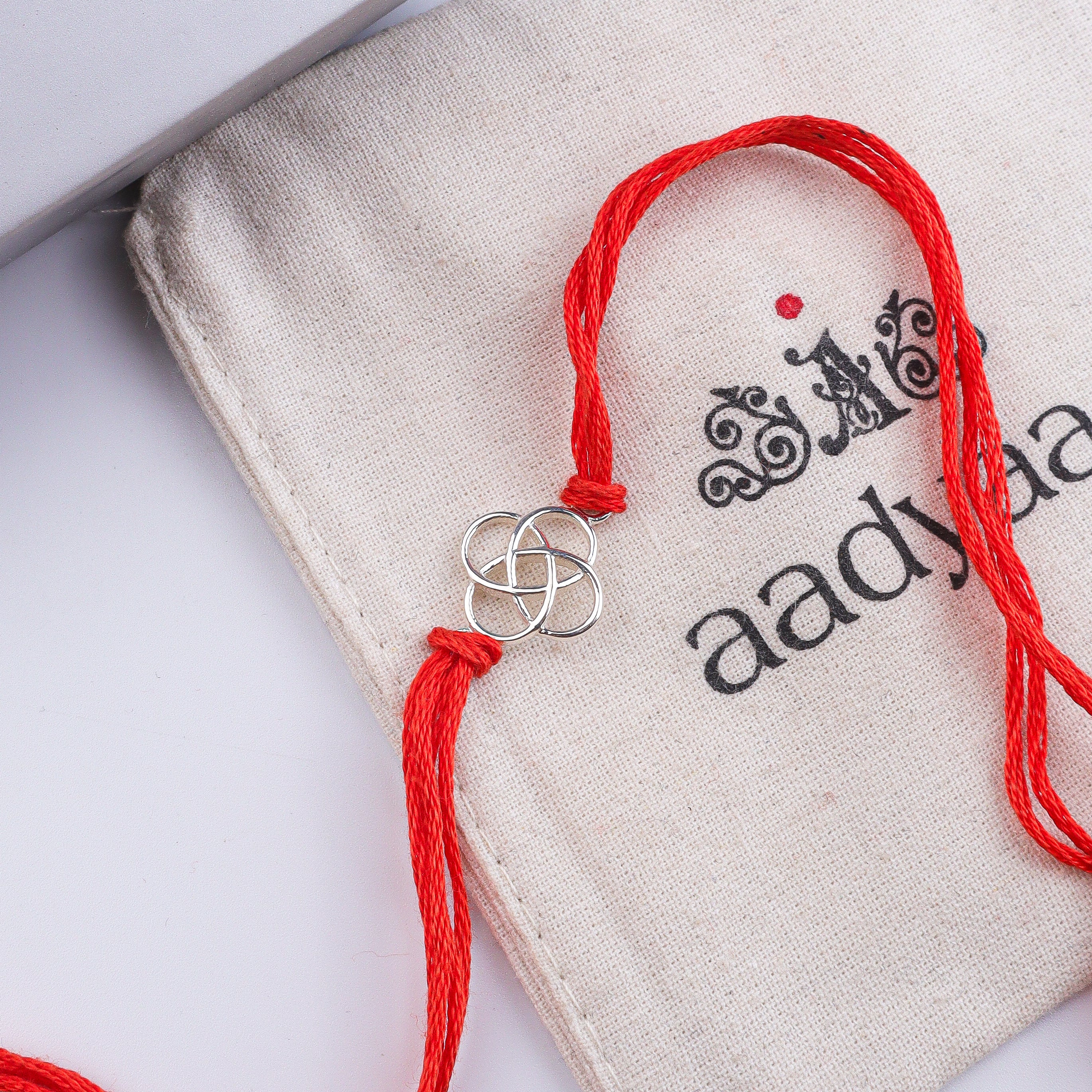 Eternity Silver Rakhi