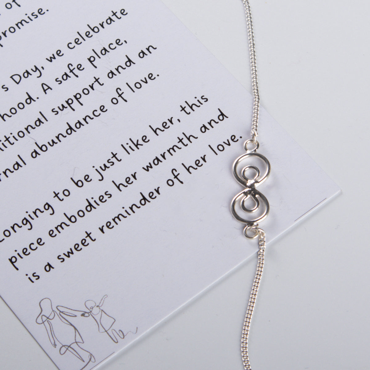 Mother & Me (Infinity Round) Bracelet