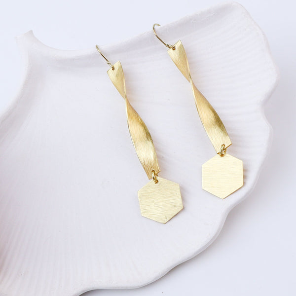 Brass Fashion Earrings