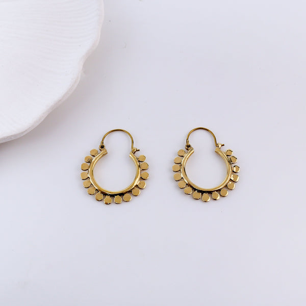Brass Fashion Earrings