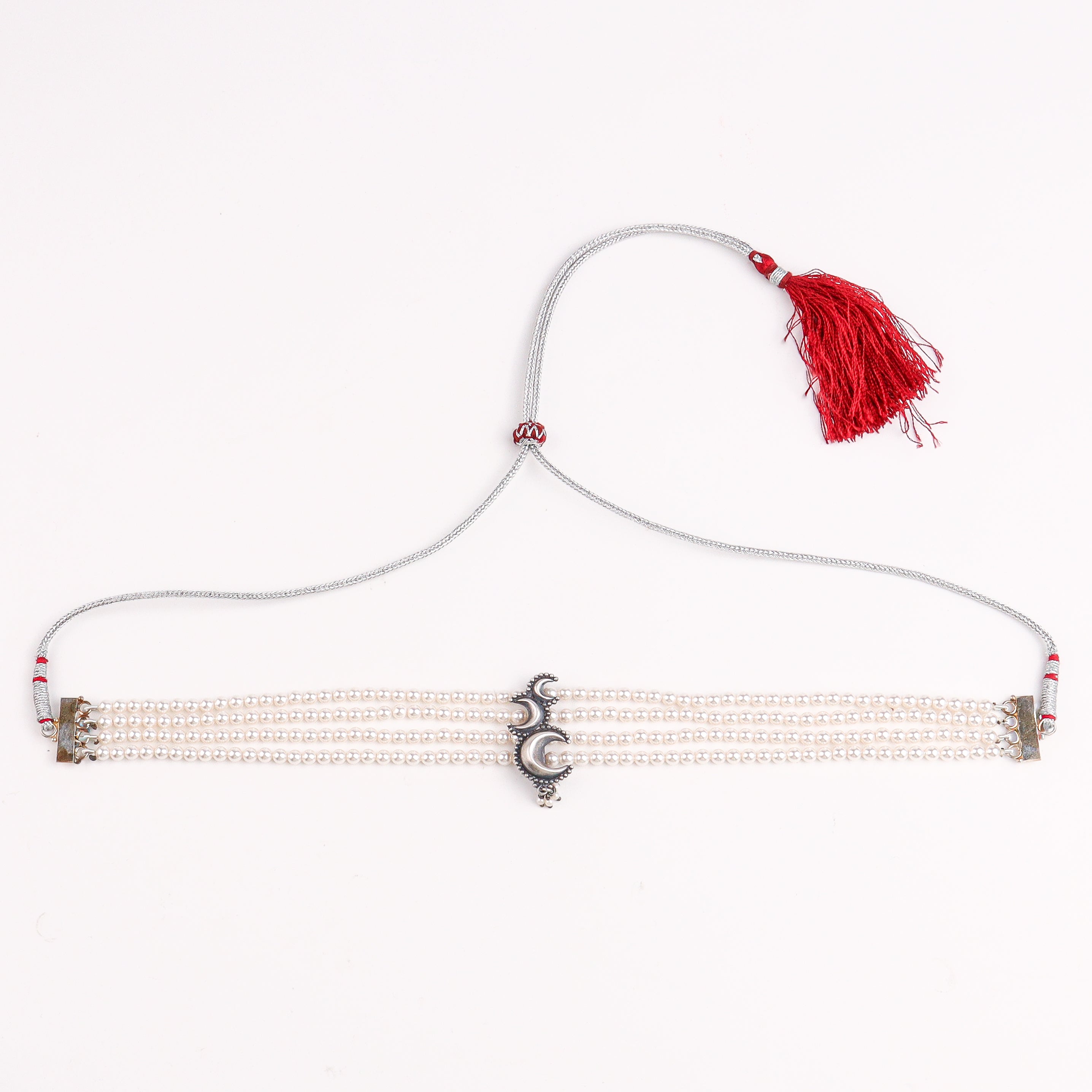Chandrakor Pearl Choker Necklace