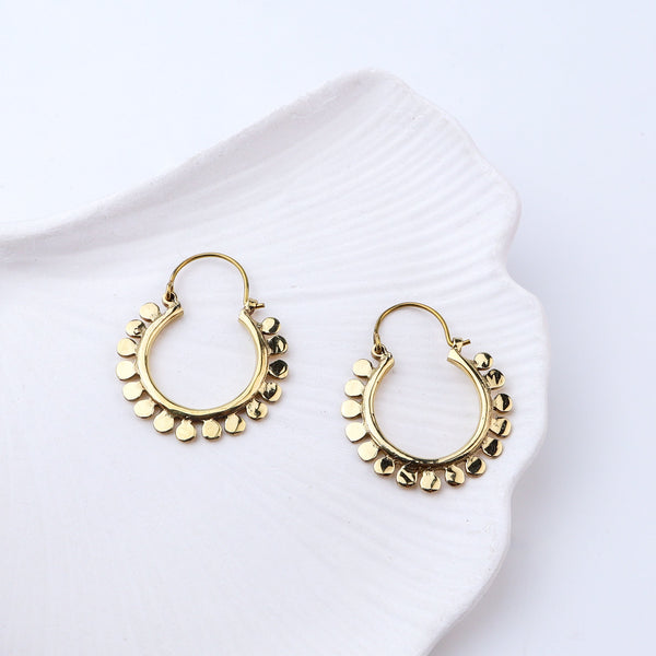 Brass Fashion Earrings