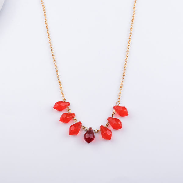 22K Gold Plated Brass Fashion Necklace