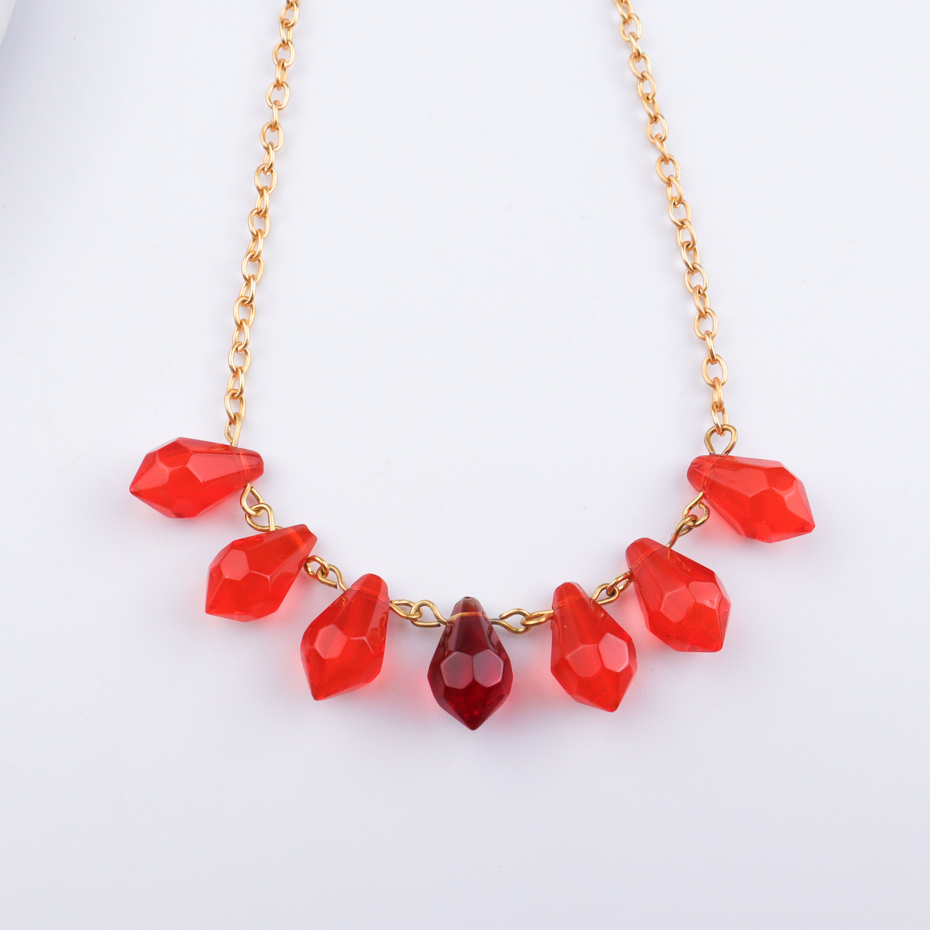 22K Gold Plated Brass Fashion Necklace