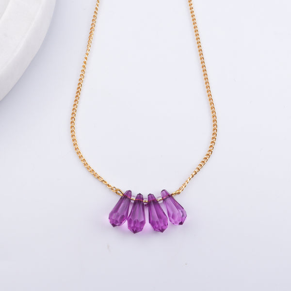 22K Gold Plated Brass Fashion Necklace