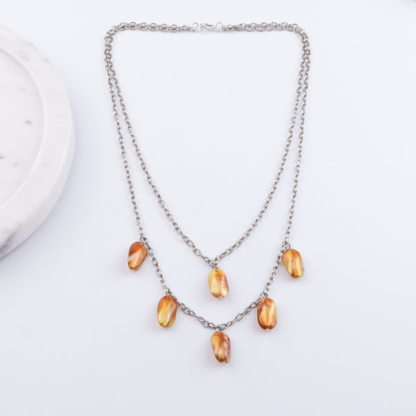 Brass Fashion Necklace
