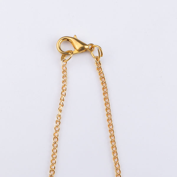 22K Gold Plated Brass Fashion Necklace