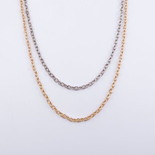 22K Gold Plated Brass Fashion Necklace