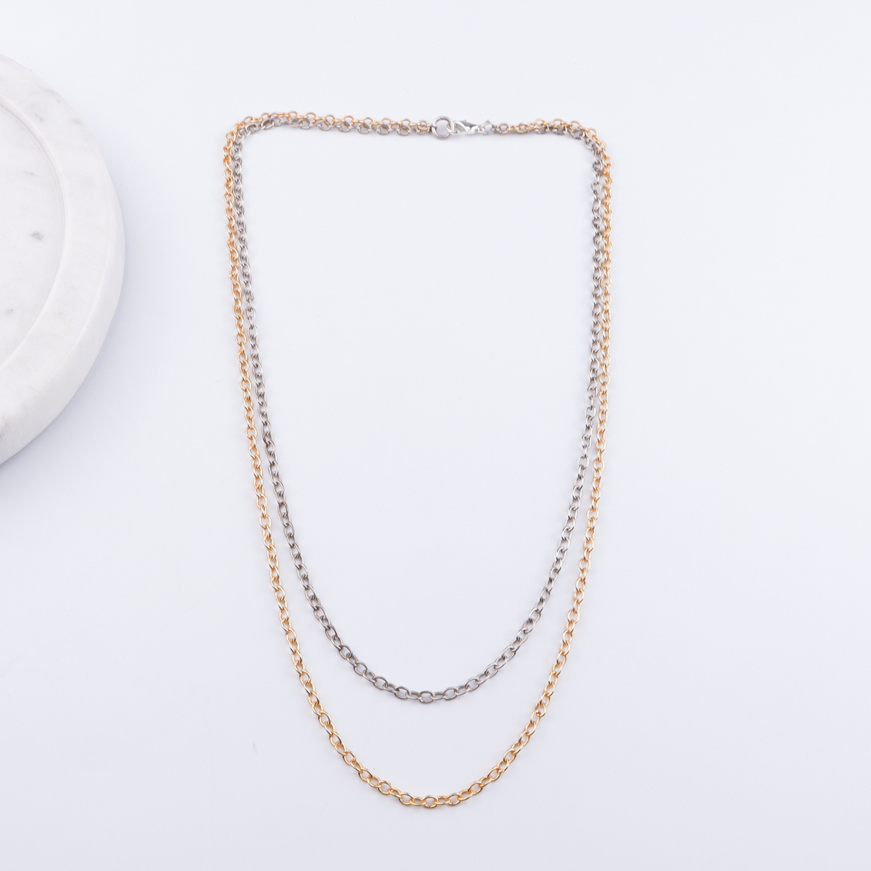 22K Gold Plated Brass Fashion Necklace
