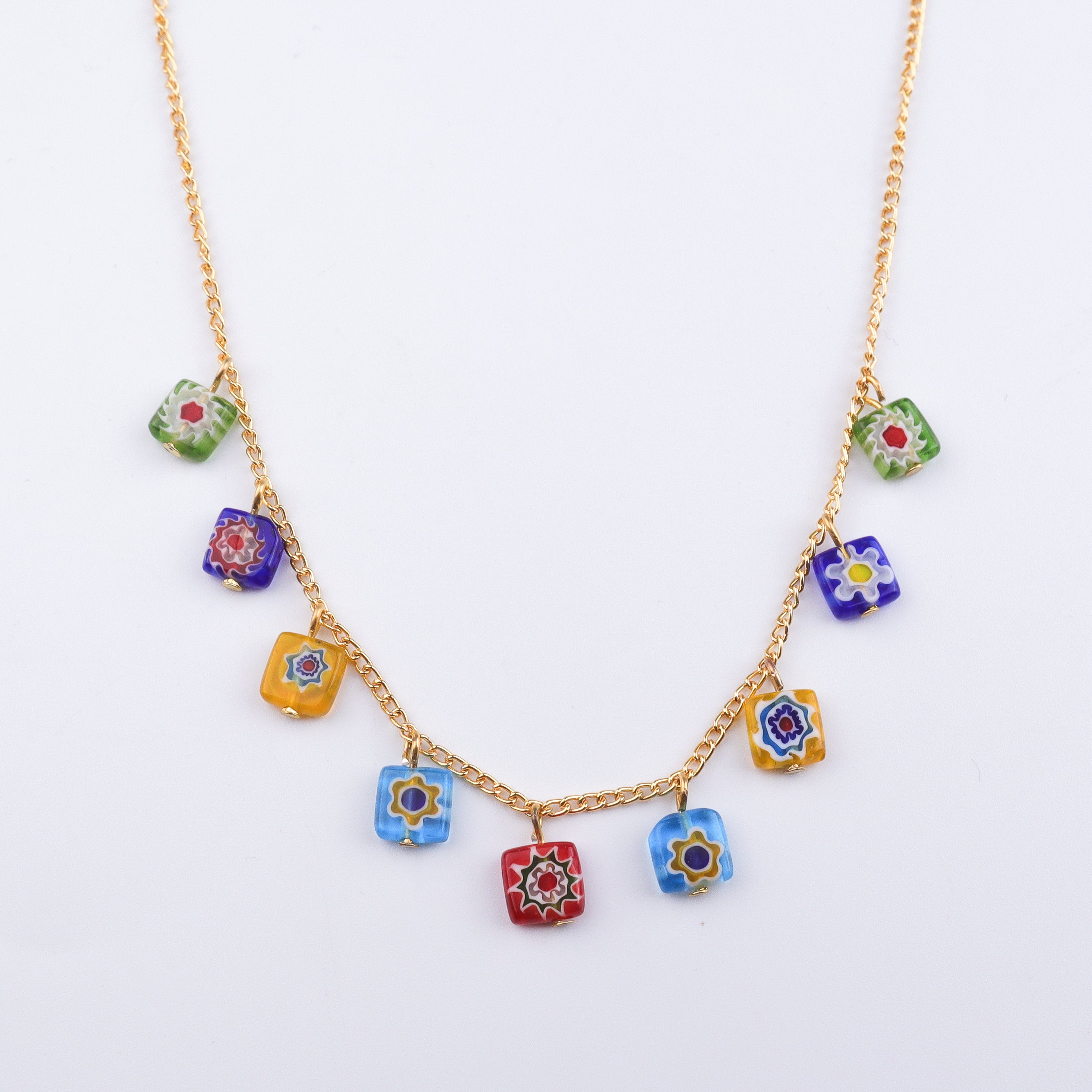 22K Gold Plated Brass Fashion Necklace