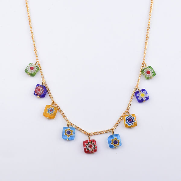 22K Gold Plated Brass Fashion Necklace