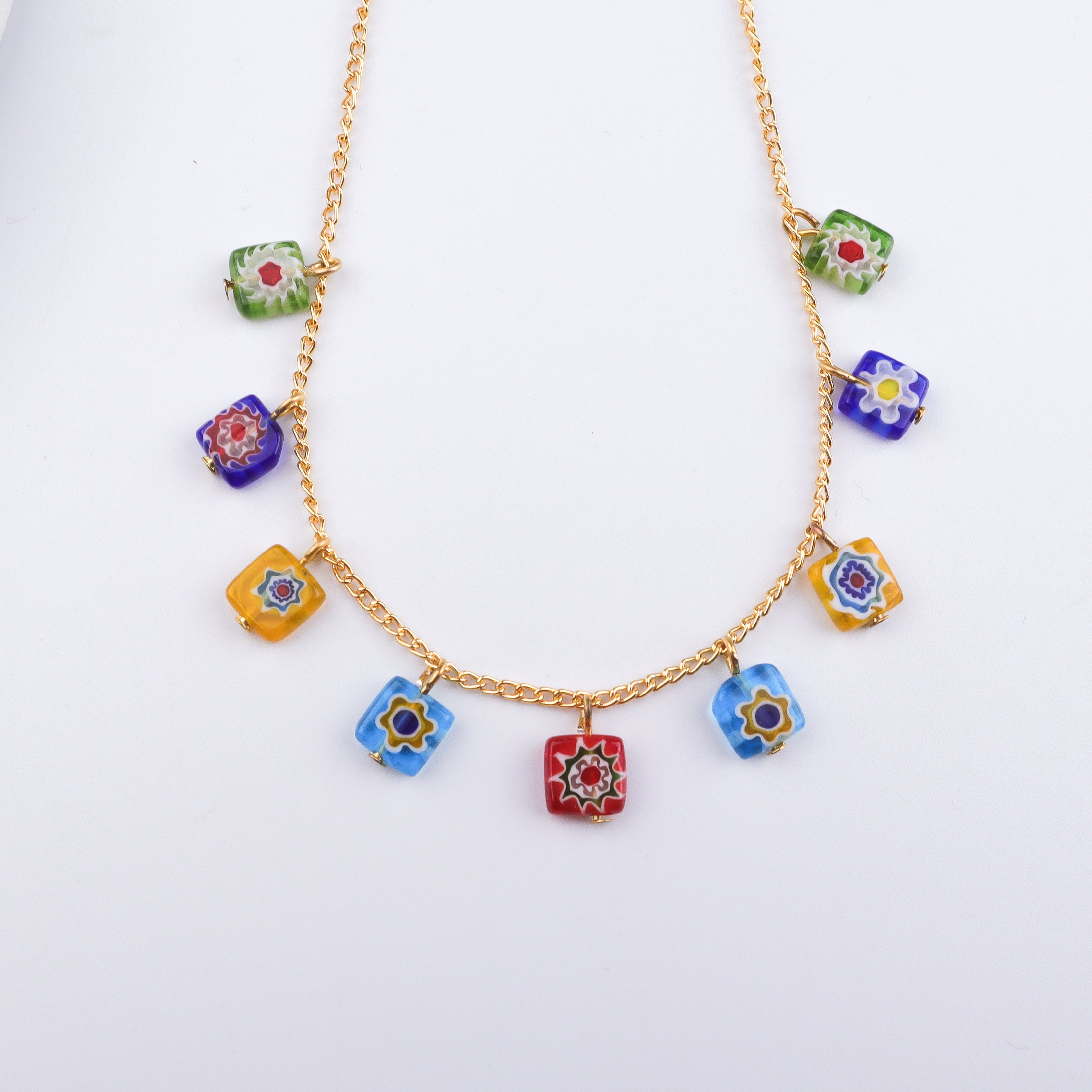 22K Gold Plated Brass Fashion Necklace