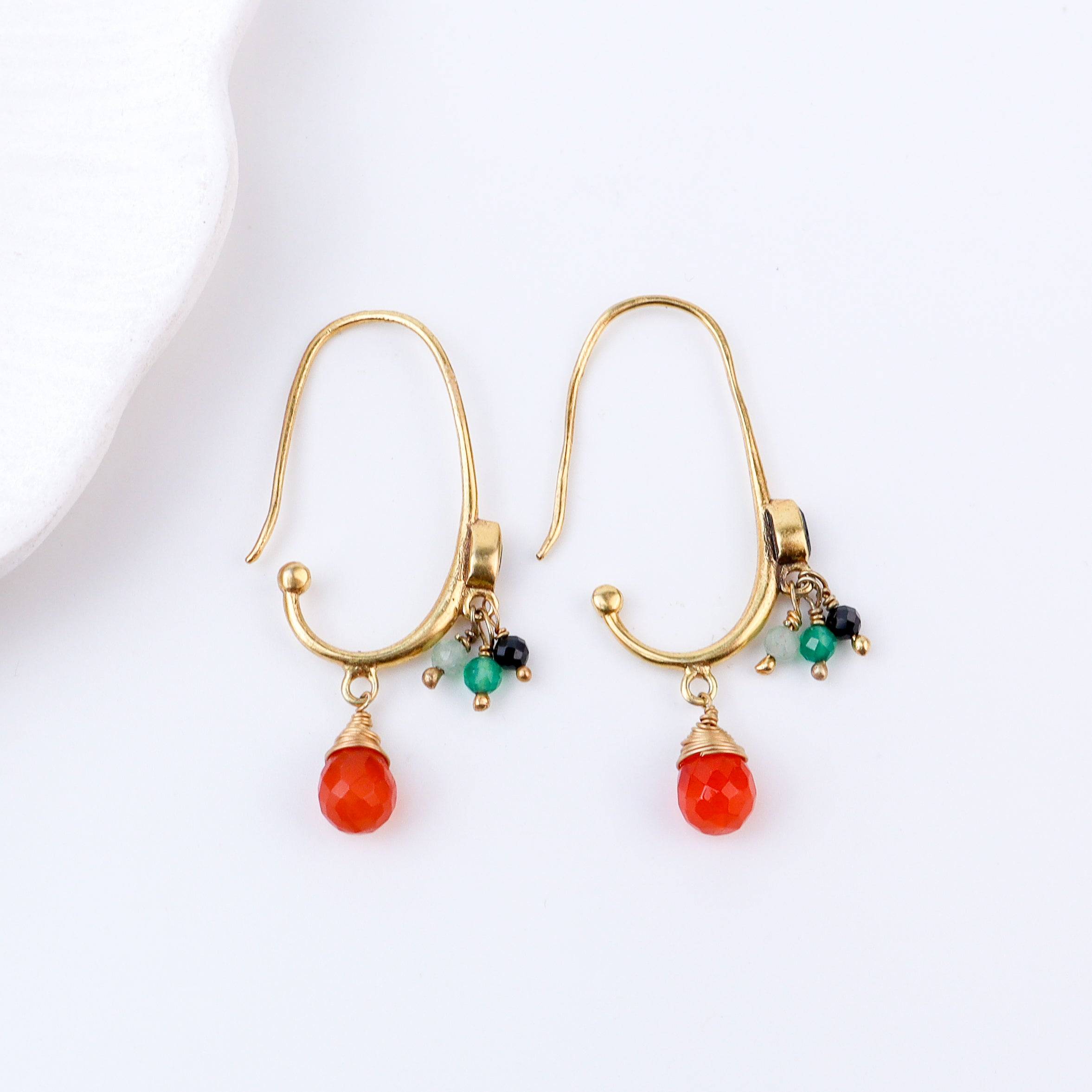 Brass Fashion Earrings