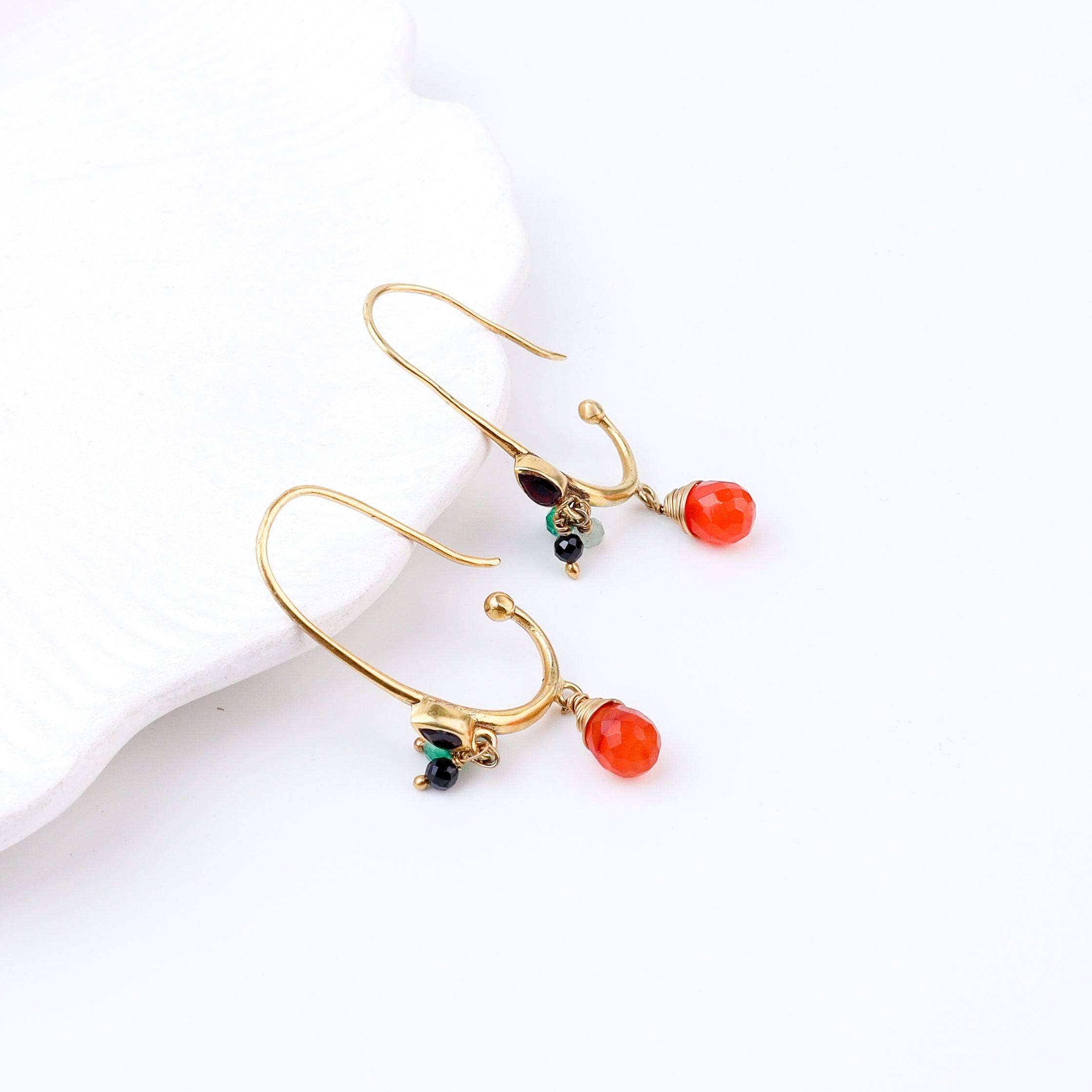 Brass Fashion Earrings