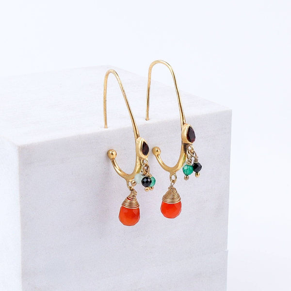 Brass Fashion Earrings
