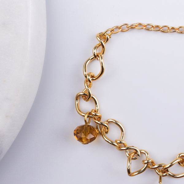 22K Gold Plated Brass Fashion Bracelet