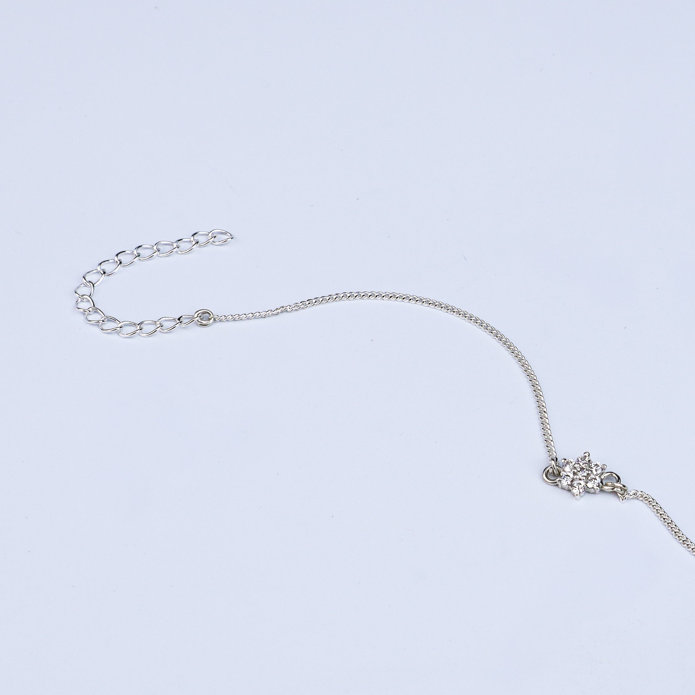 Single Flower Motif Bracelet | CZ | 92.5 Silver