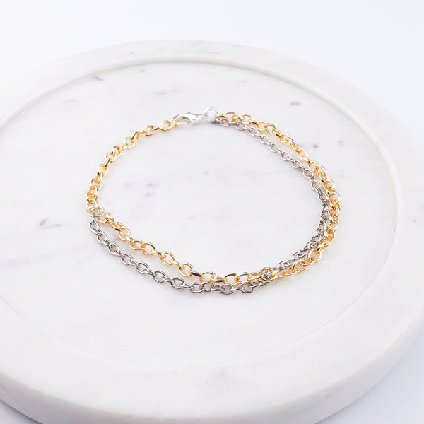 22K Gold Plated Brass Fashion Bracelet