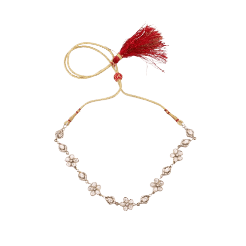 Brass Fashion Necklace front view featuring a stylish design and premium brass finish