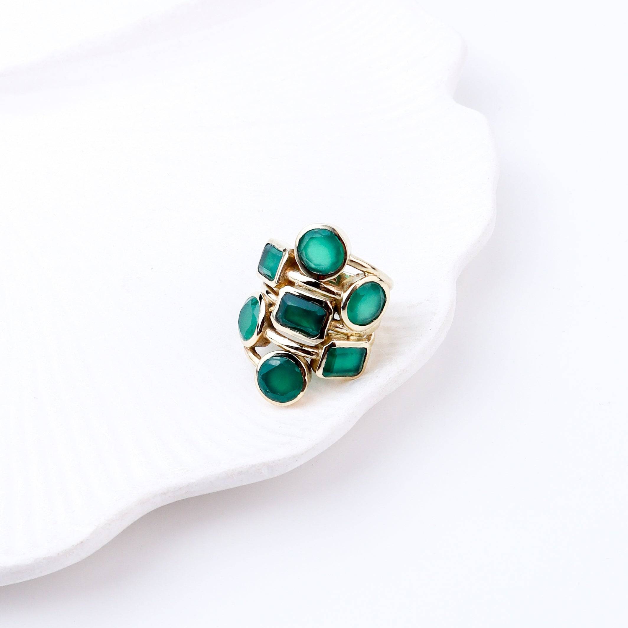 Close-up of Brass Fashion Ring showcasing intricate detailing, unique design, and fine craftsmanship