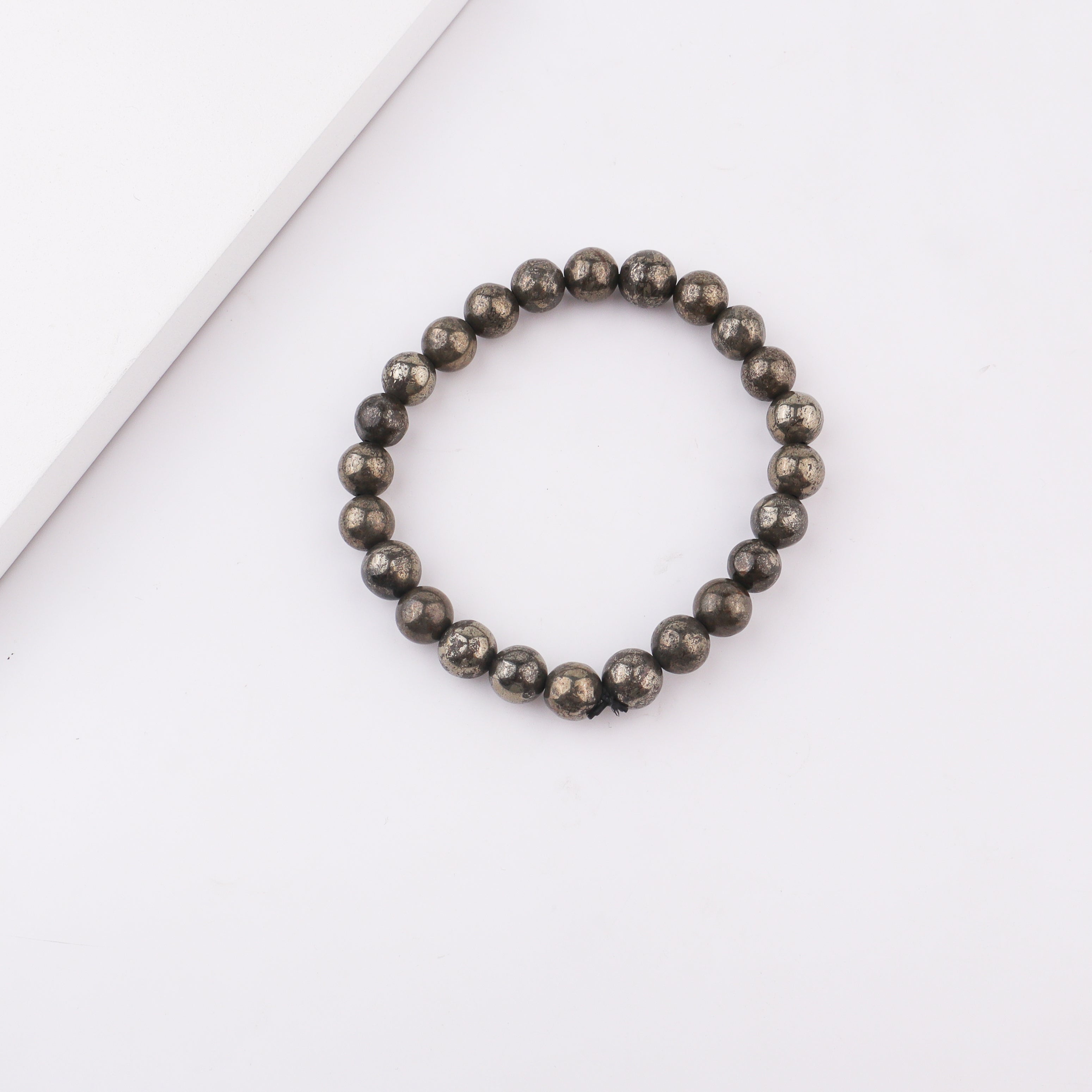 Silver purity certificate for Pyrite Pearl bracelet