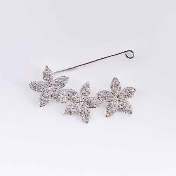 CZ Flower Nath Clipon (Big)