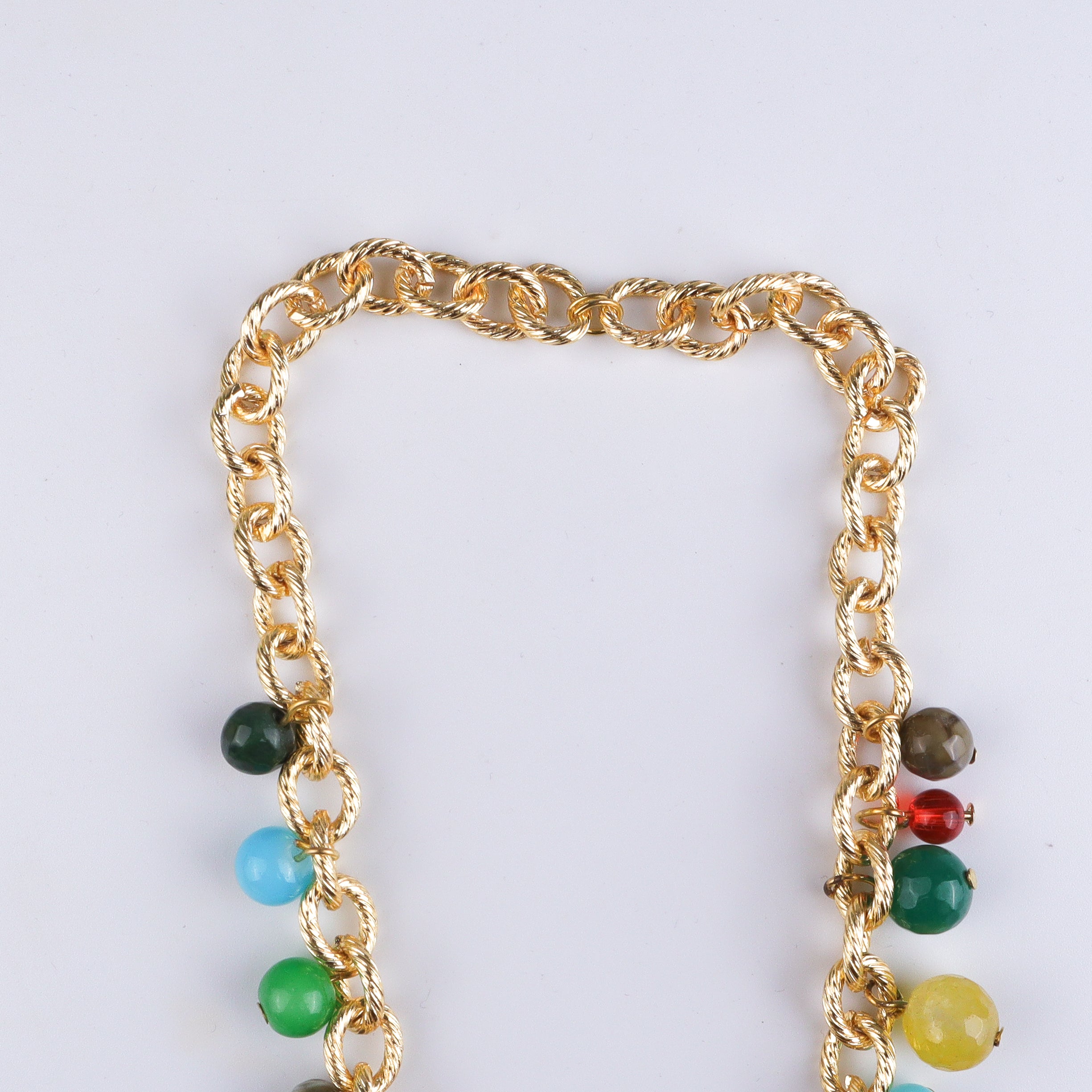 22K Gold Plated Brass Fashion Necklace