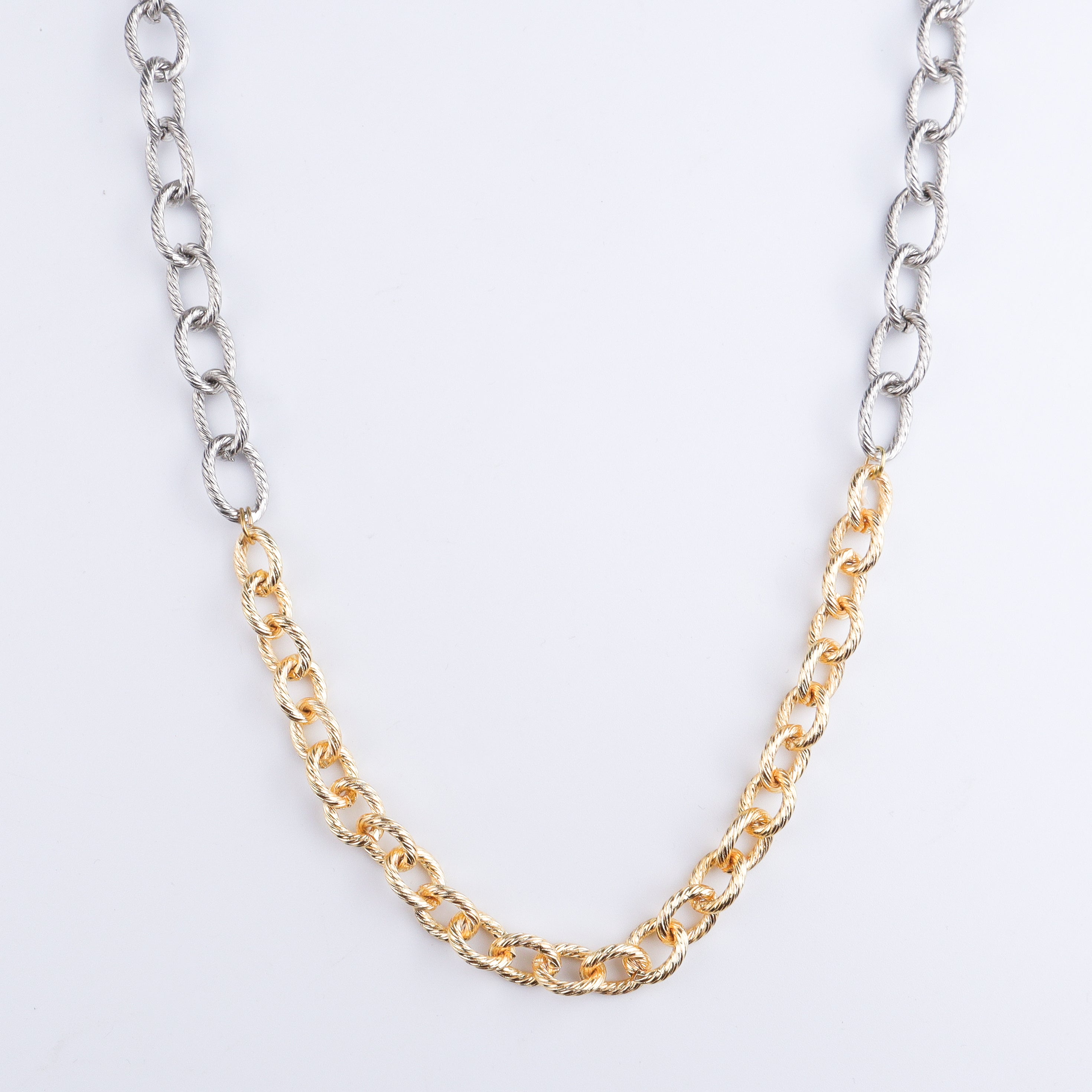 22K Gold Plated Brass Fashion Necklace