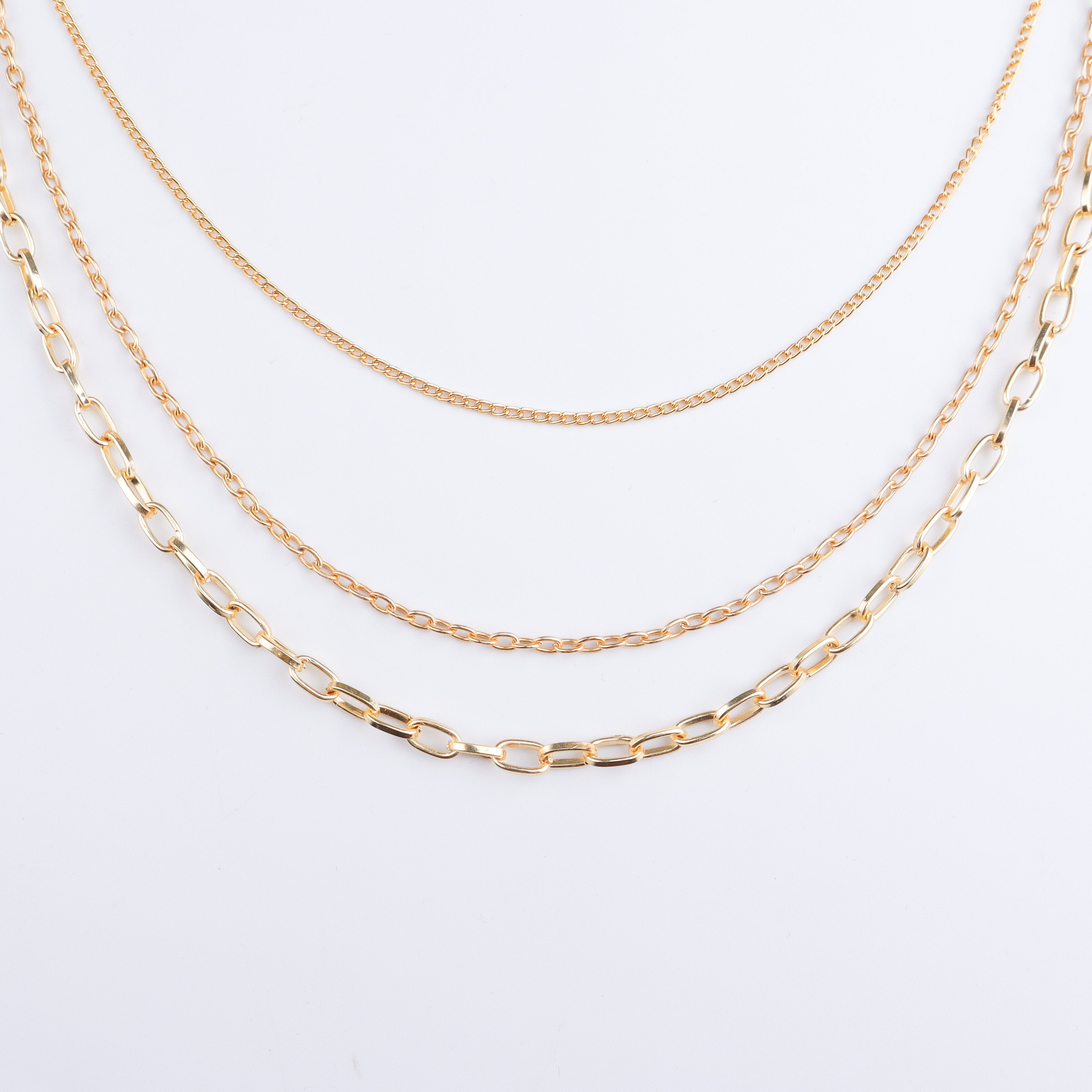 22K Gold Plated Brass Fashion Necklace