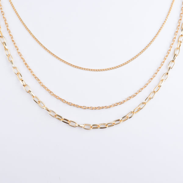 22K Gold Plated Brass Fashion Necklace