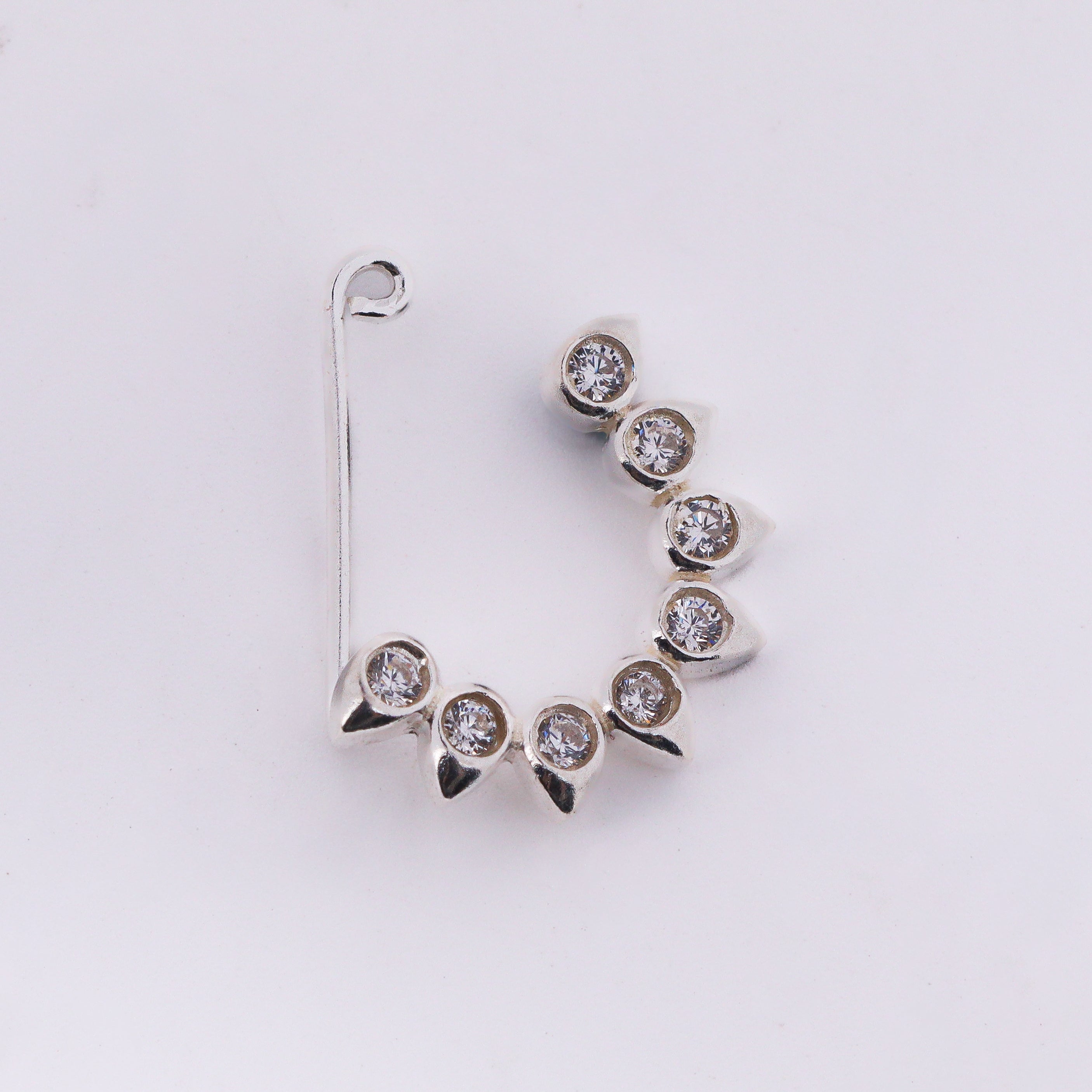 CZ petal nath (Small)Clipon