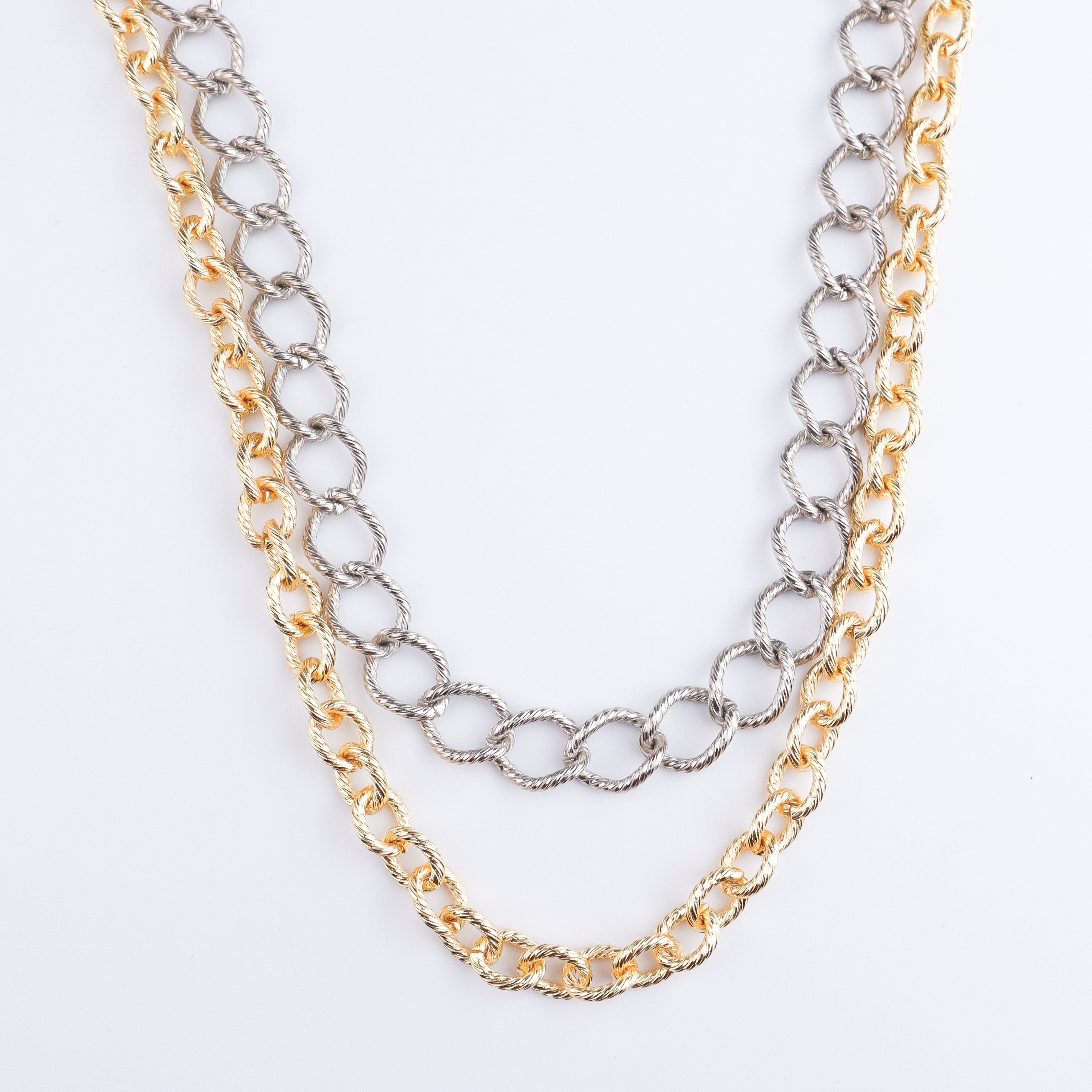 22K Gold Plated Brass Fashion Necklace