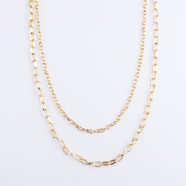 22K Gold Plated Brass Fashion Necklace