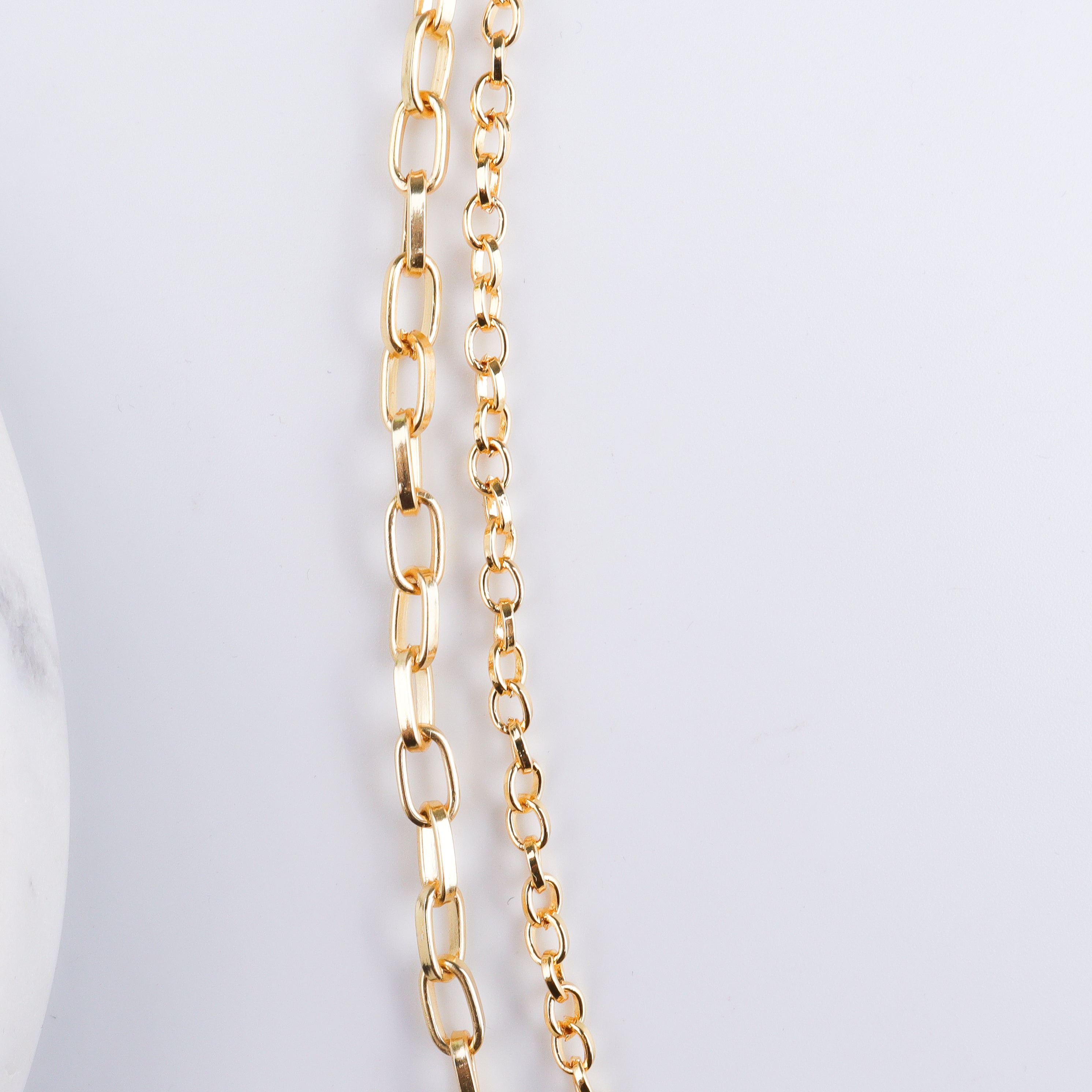 22K Gold Plated Brass Fashion Necklace