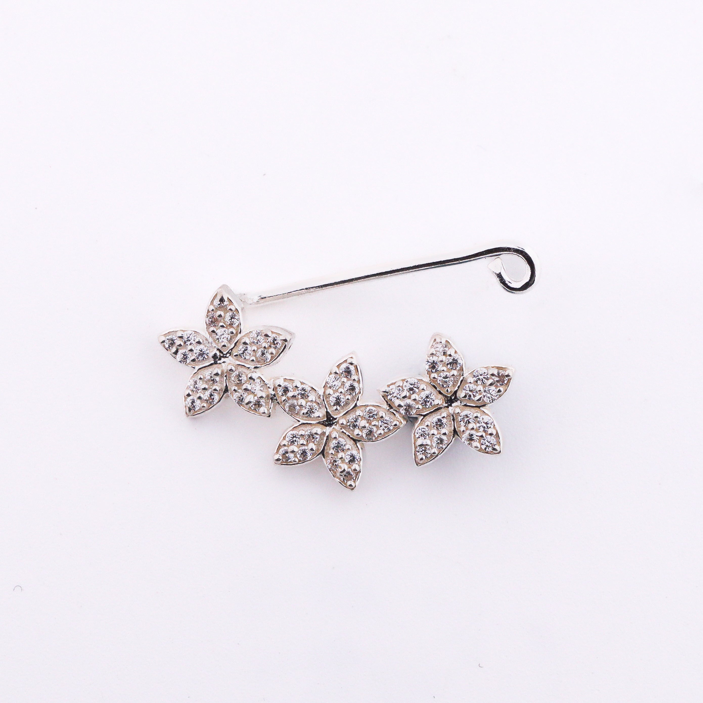 CZ Flower Nath Clipon (Small)