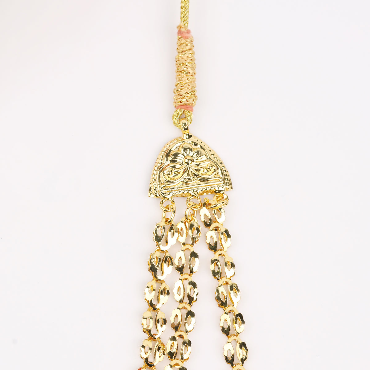 22K Gold Plated Fashion Pohe Haar – 3 Layer