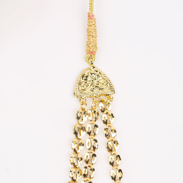 22K Gold Plated Fashion Pohe Haar – 3 Layer