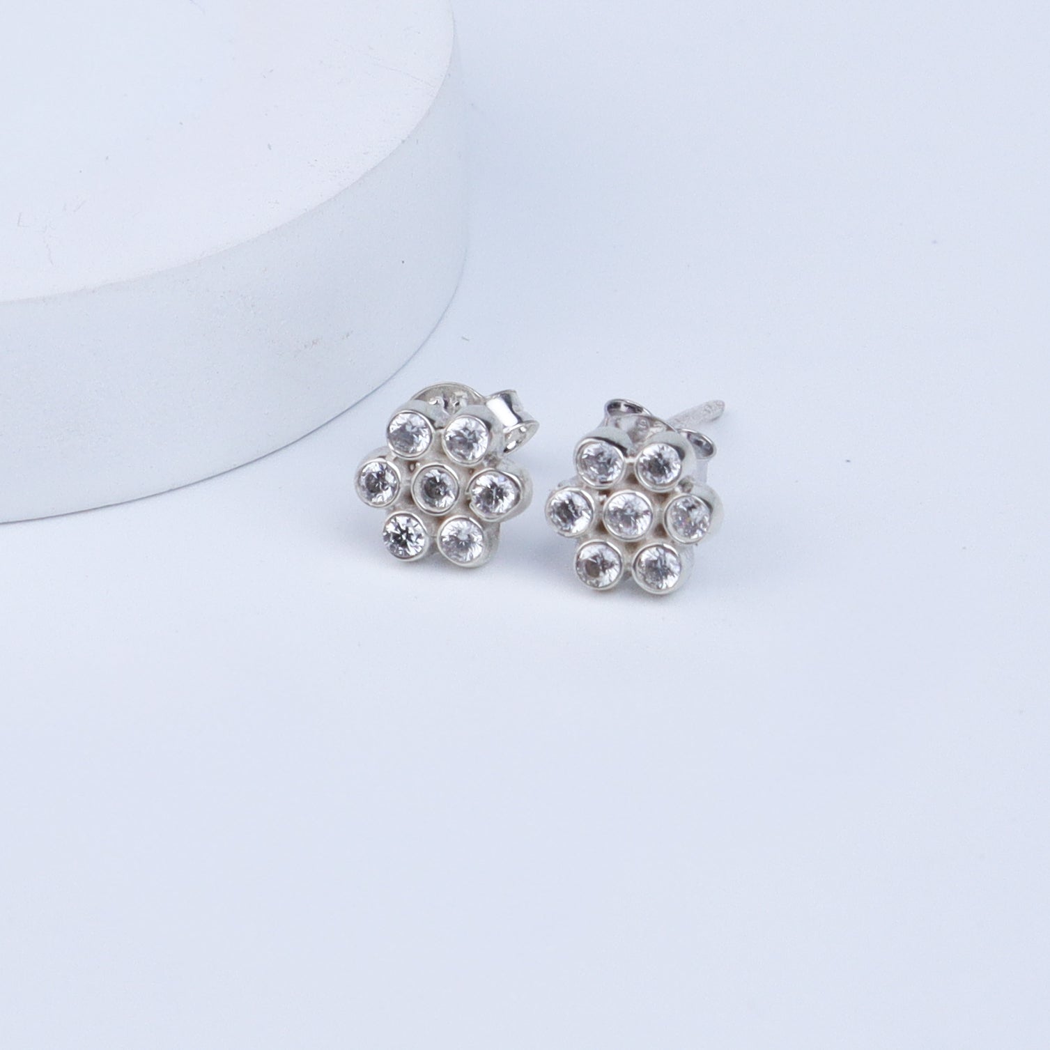 Silver Zircon Kudi (Setting) | CZ | 92.5 Silver