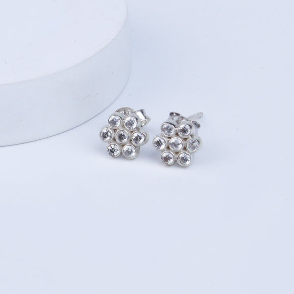 Silver Zircon Kudi (Setting) | CZ | 92.5 Silver