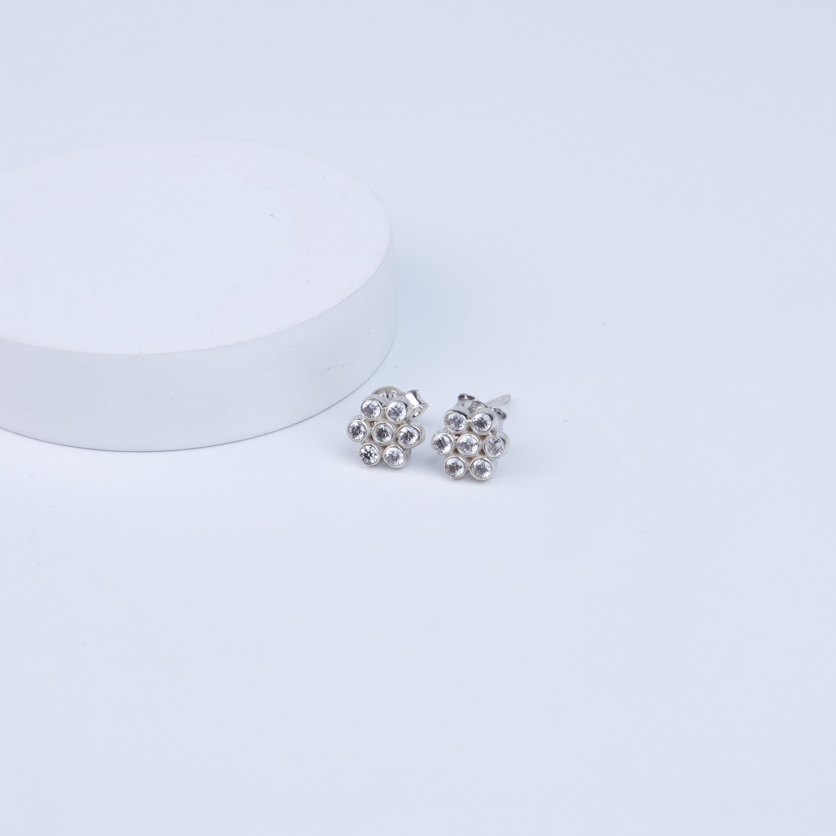 Silver Zircon Kudi (Setting) | CZ | 92.5 Silver