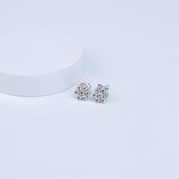 Silver Zircon Kudi (Setting) | CZ | 92.5 Silver