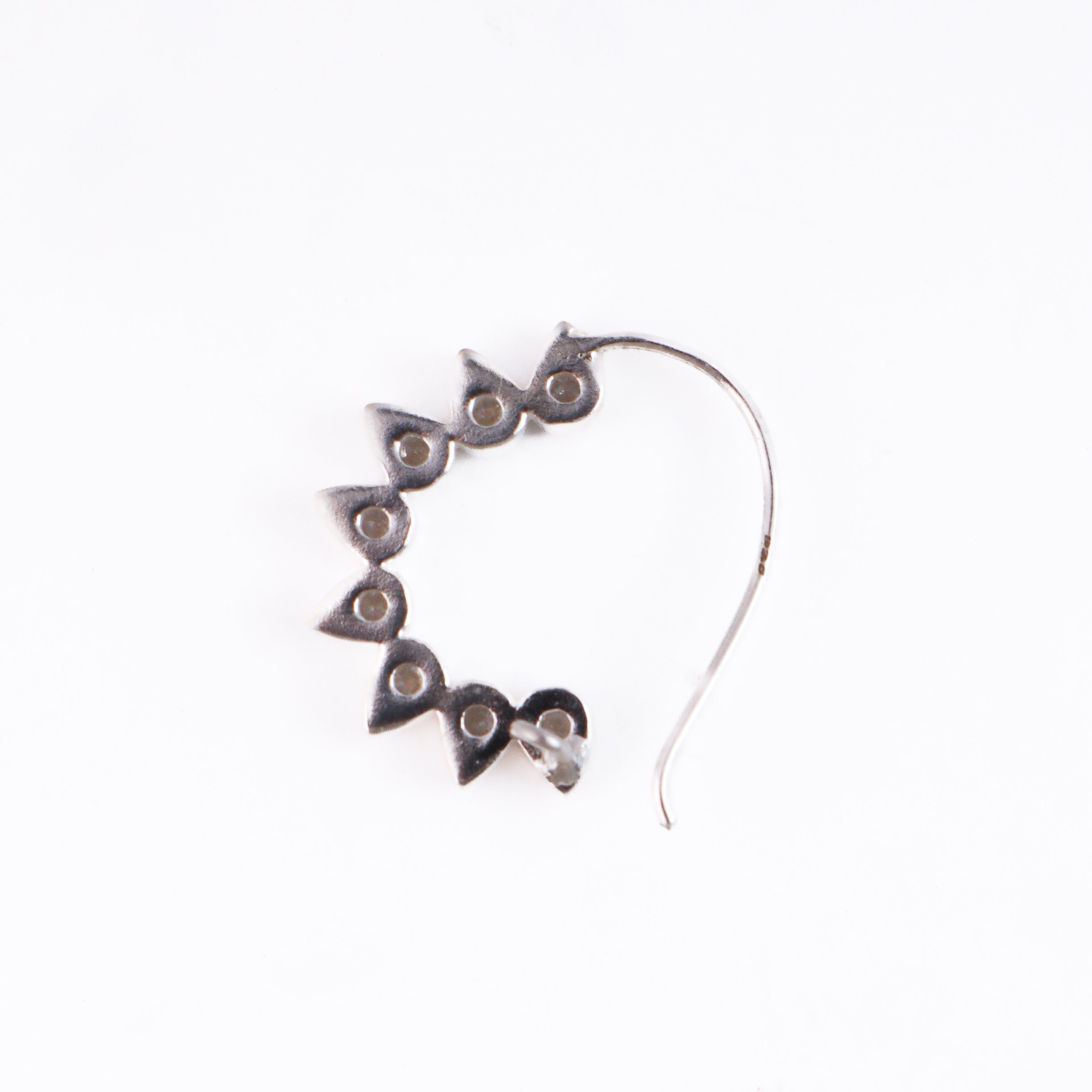 CZ petal nath (Small) pierced