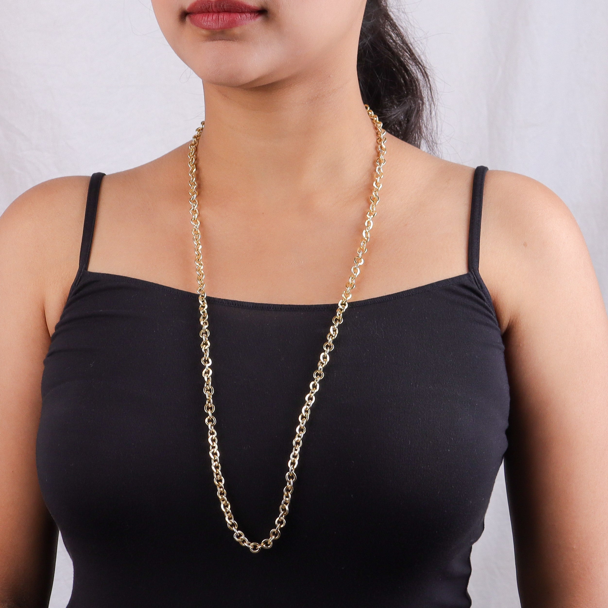 22K Gold Plated Brass Fashion Necklace