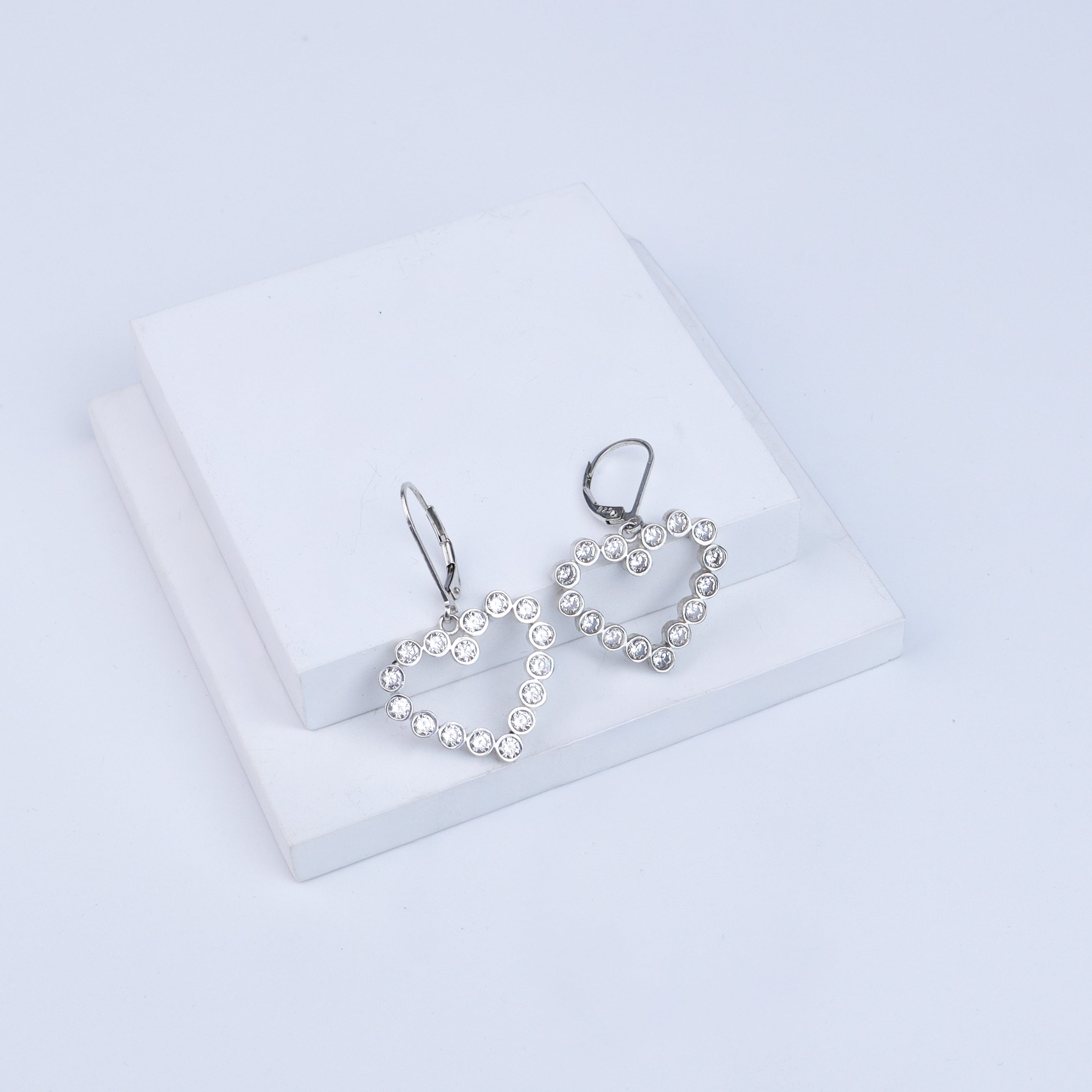 Love Silver Earring | CZ | 92.5 Silver