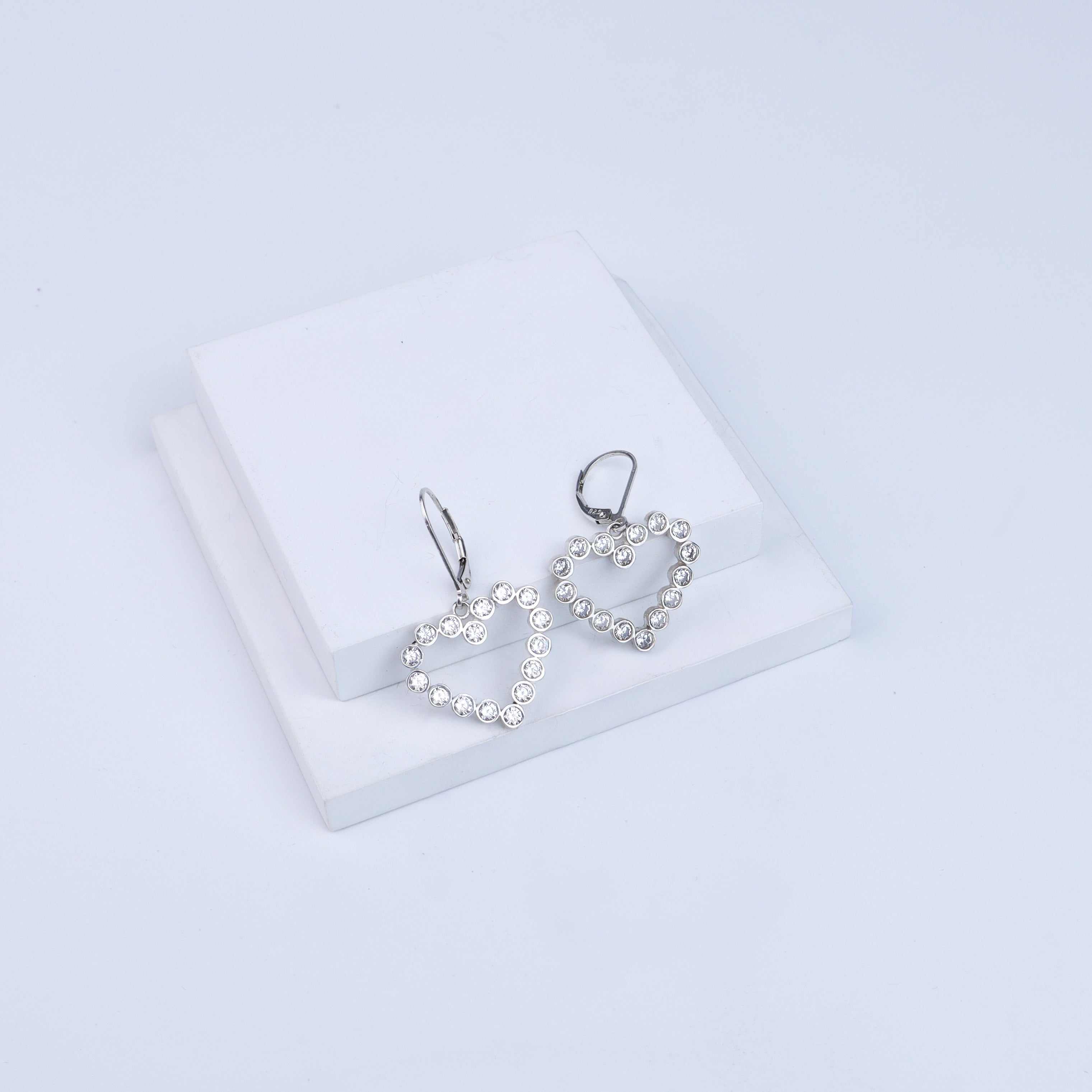 Love Silver Earring | CZ | 92.5 Silver
