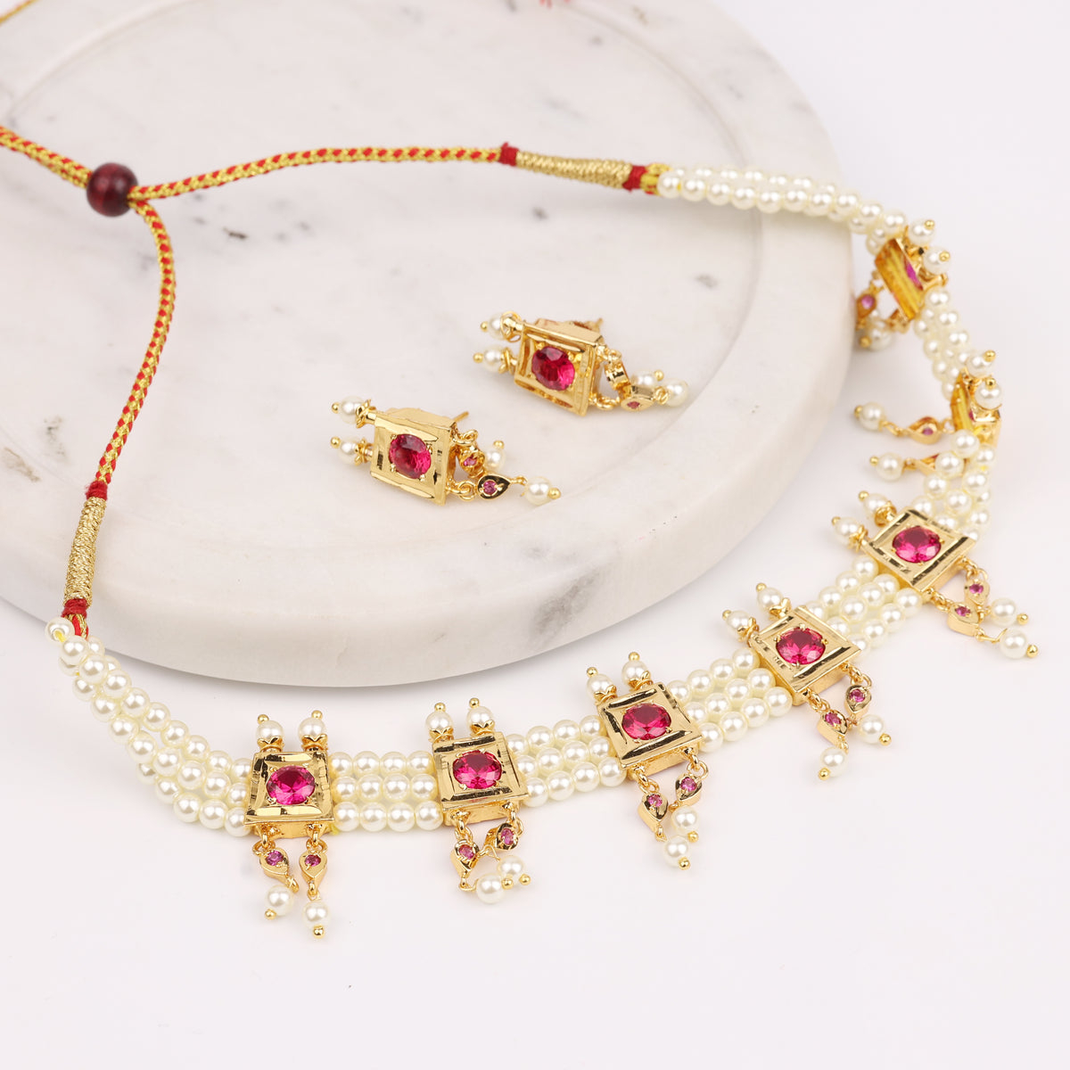 22K Gold Plated Fashion Chinchpeti