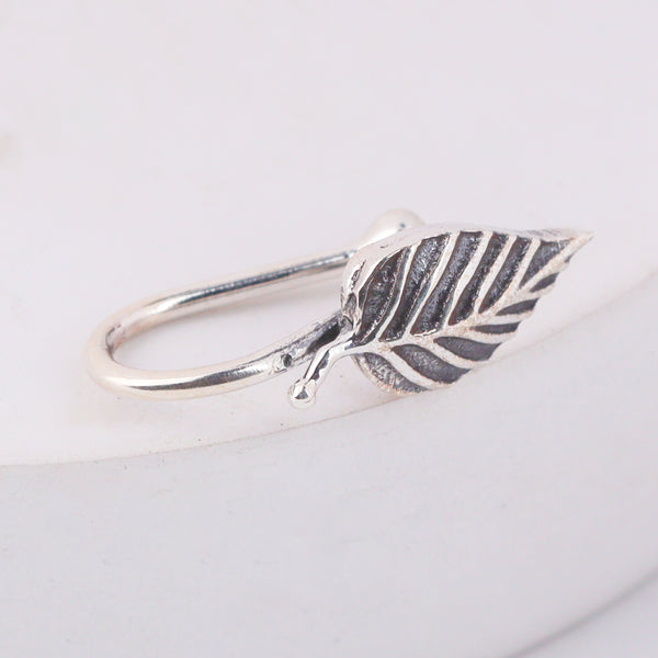 Silver leaf nose pin - Casting (Clip on)