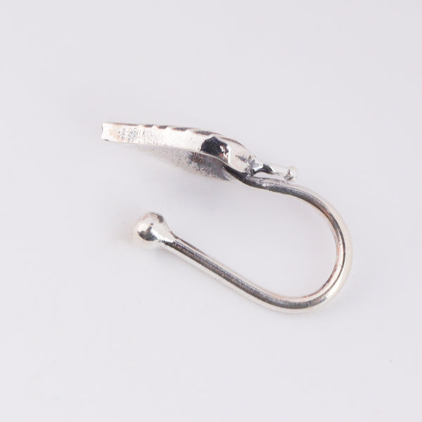 Silver leaf nose pin - Casting (Clip on)
