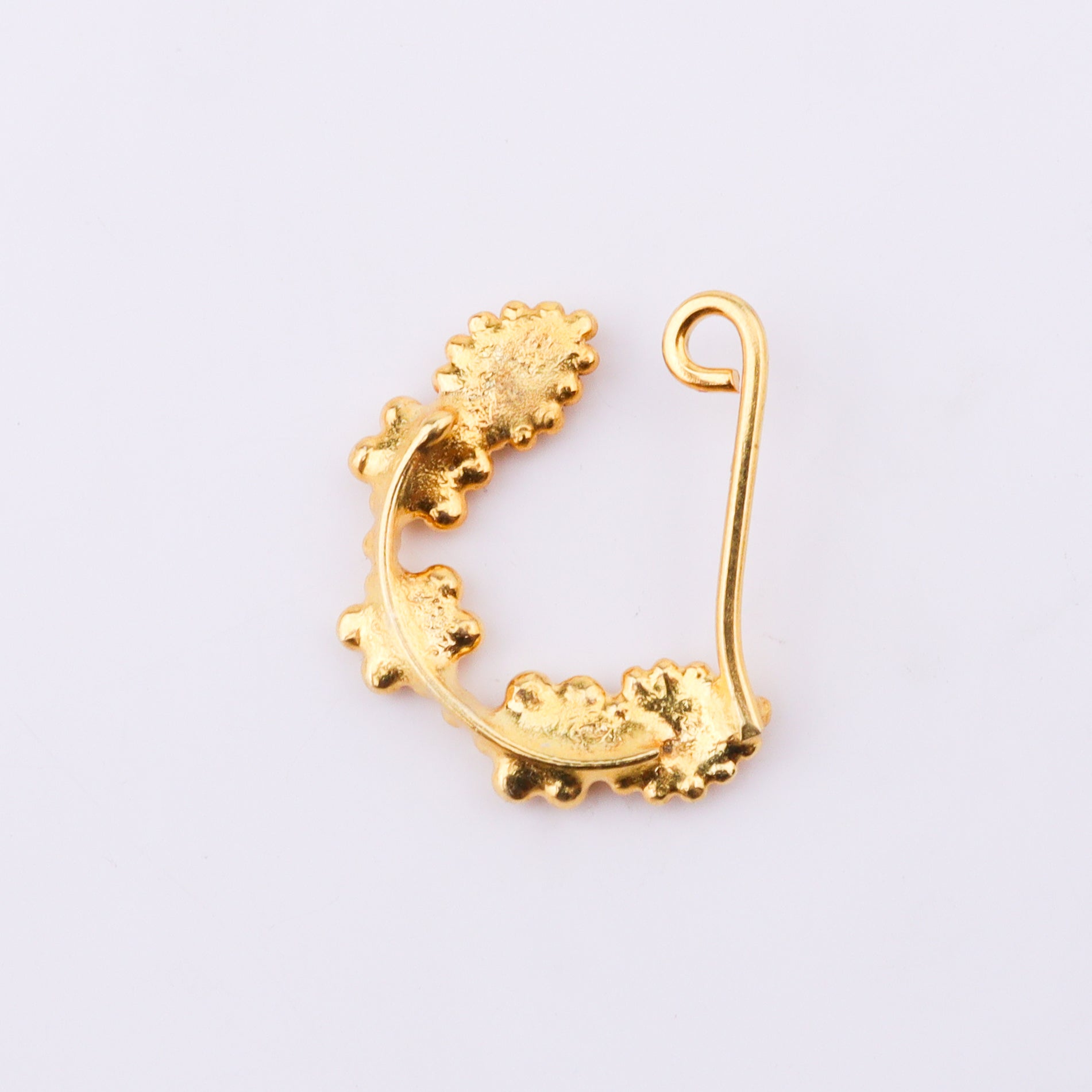 Gold Nath jewelry with purity certificate